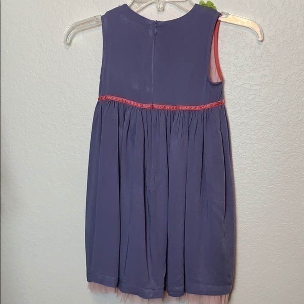 Mini Boden Lavender Dress with Flowers - Picture 3 of 8